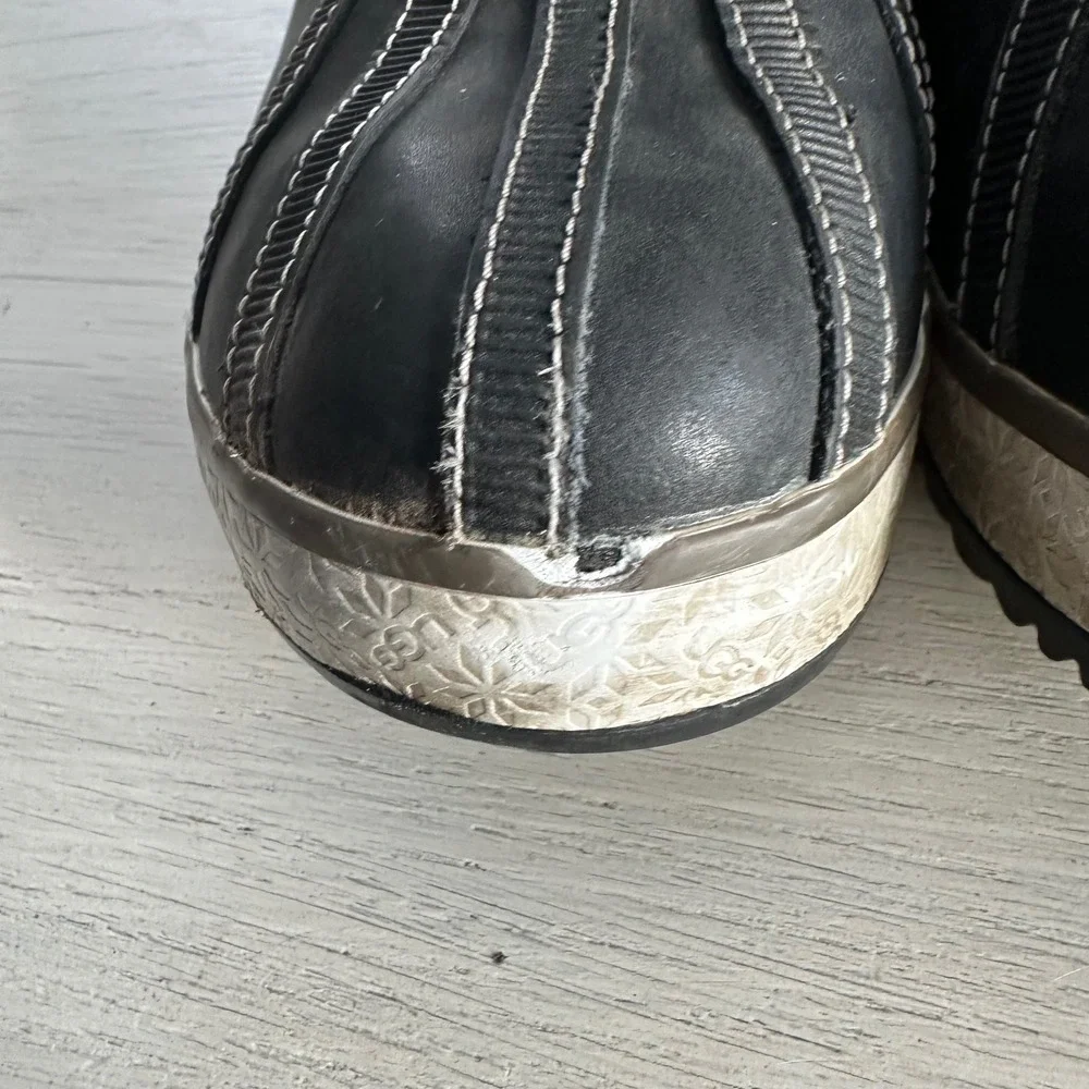 UGG Australia Women's Waterproof Winter‎ Boots Charcoal Gray Lace Up Size 9